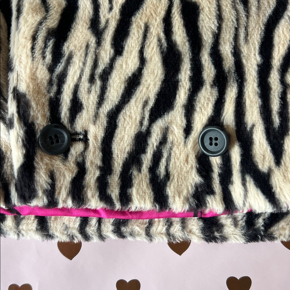 MOTHER the blaze of glory faux fur blazer NWOT - Picture 4 of 6